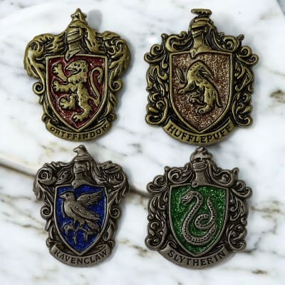 Set 4 Pines Casas Harry Potter