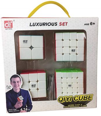 Set 4 Cubos Qiyi Regulares