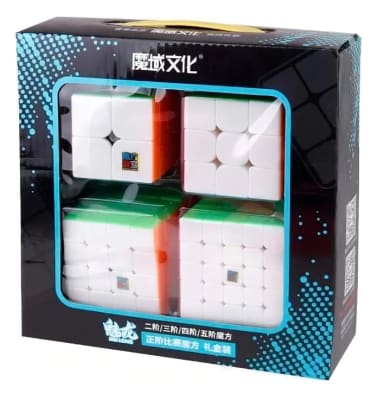 Set 4 cubos Regulares Meilong