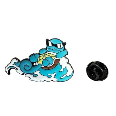 Squirtle en una Ola Pokemon Pin Broche