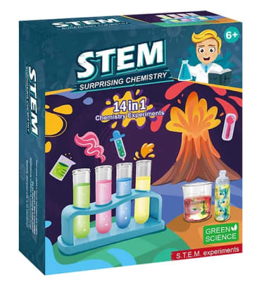 Stem Surprising Chemistry experimentos 14 en 1