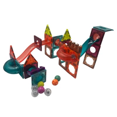 Pista de bolitas con luces 75 Pcs