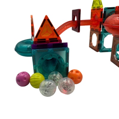 Pista de bolitas con luces 75 Pcs