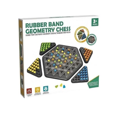 Juego De Mesa Bandas Elasticos Geometry