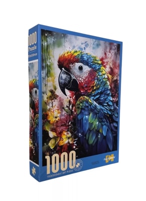 Rompecabezas 100 pcs Loro Guacamayo