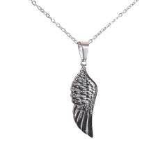 Collar acero - Ala angelical