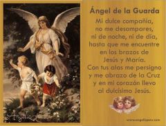 Tarjeta Ángel de la Guarda