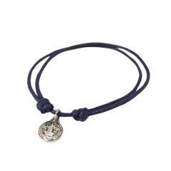 Pulsera de hilo - San Benito AZUL