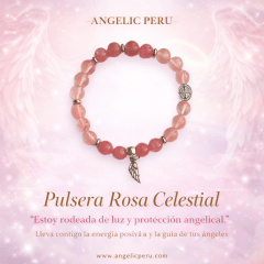 Pulsera Rosa Celestial