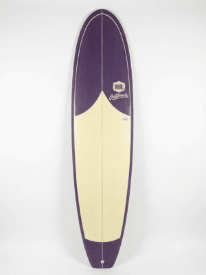 Surfboard HR CALIFORNIA FIBERGLASS - Purple/White1