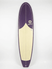 Surfboard HR CALIFORNIA FIBERGLASS - Purple/White
