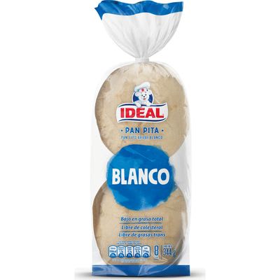 Pan pita blanco 300 gr ideal mpy1