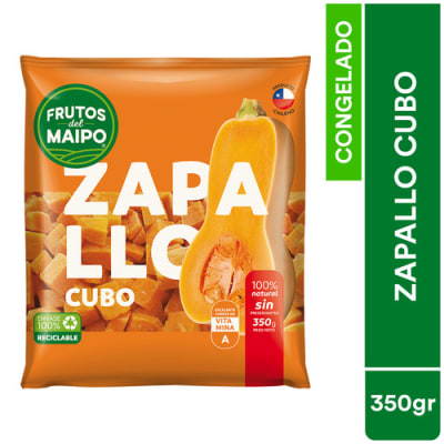 Zapallo cubito 350 gr Frutos del Maipo1