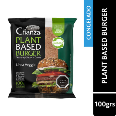 Hamburguesa La Crianza Plant Based 100 gr mpy1