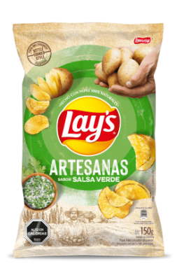 Papas fritas Lays Art 150 gr salsa verde Evercrisp1