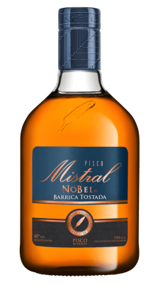 Pisco Mistral Nobel 750 cc 40 barrica tostada bpy1