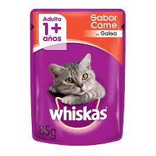 Whiskas sachet 85 gr carne1