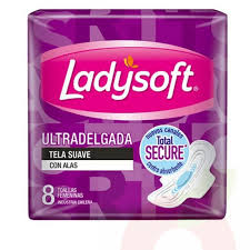 Ladysoft dia plana alas suave 8u1