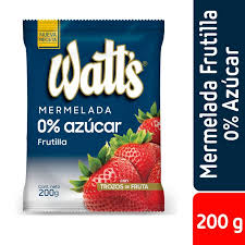 Mermelada sin azucar watts 200gr frutilla1