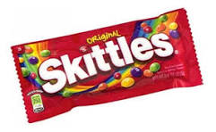 Skittles rojo 61,5 gr1