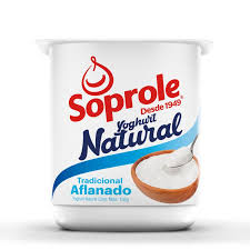 Yoghurt natural Soprole 155 gr aflanado mpy1