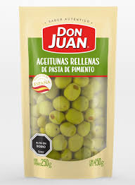 Aceitunas rellenas pimenton Don Juan 100 gr1