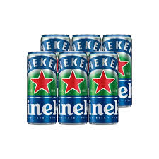 Pack cerveza Heineken cero lata 470 cc x6u py1