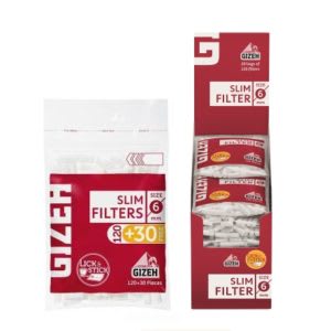 Filtros Gizeh 120+30 u 6mm slim mpy1