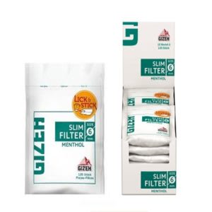 Filtros Gizeh 120 u 6mm menthol mpy1