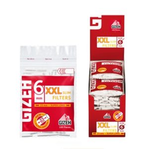 Filtros Gizeh XXL 100 u 6mm mpy1
