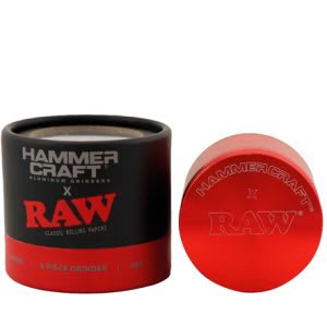 Moledor metal 4 pisos Raw Hammer craft red1
