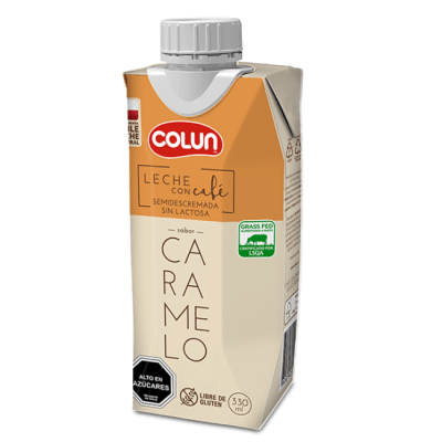 Leche semides caramelo 330 cc Colun1