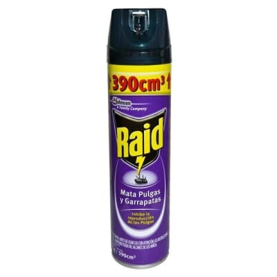 Raid pulgas y garrapatas 390 ml1