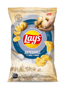 Papas fritas Lays Art 150 gr sal de mar Evercrisp1