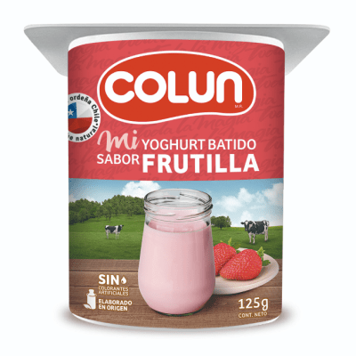 Yoghurt Colun 125 gr frutilla1