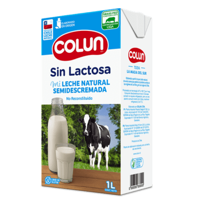 Leche sin lactosa semides 1 lt Colun mpy1