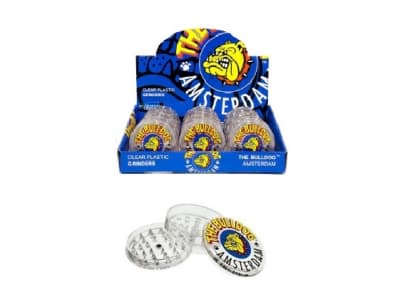 Moledor plastico 2 partes Bulldog transparente1