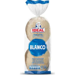 Pan pita blanco 300 gr ideal mpy