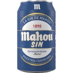 Cerveza Mahou lata sin alcohol 330 cc bpy