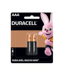 Pila AAA Duracell x2u