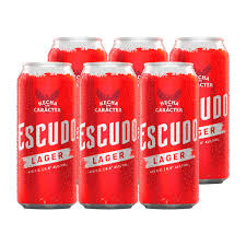 Pack cerveza Escudo lata 470 cc x6u py