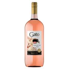 Gato dulce botellon 1,5 lt rose