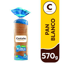 Castaño Pan molde blanco 570 gr