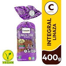 Castaño Pan molde integral linaza chia 400 gr
