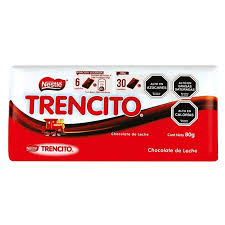 Chocolate Trencito 80 gr Nestle
