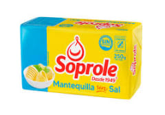 Mantequilla 250 gr SIN SAL Soprole