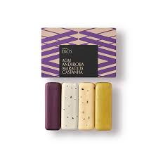 Natura Ekos Jabon barra 4x100 gr exfoliante surtidos (morado)