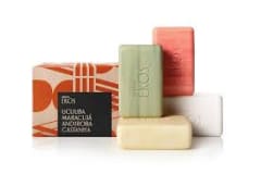 Natura Jabon barra 4x100 gr Ekos crem (terracota)