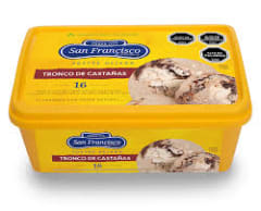 Postre helado San Francisco 1 lt tronco castaña