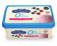 Postre helado San Francisco 1 lt 0% frutos del bosque